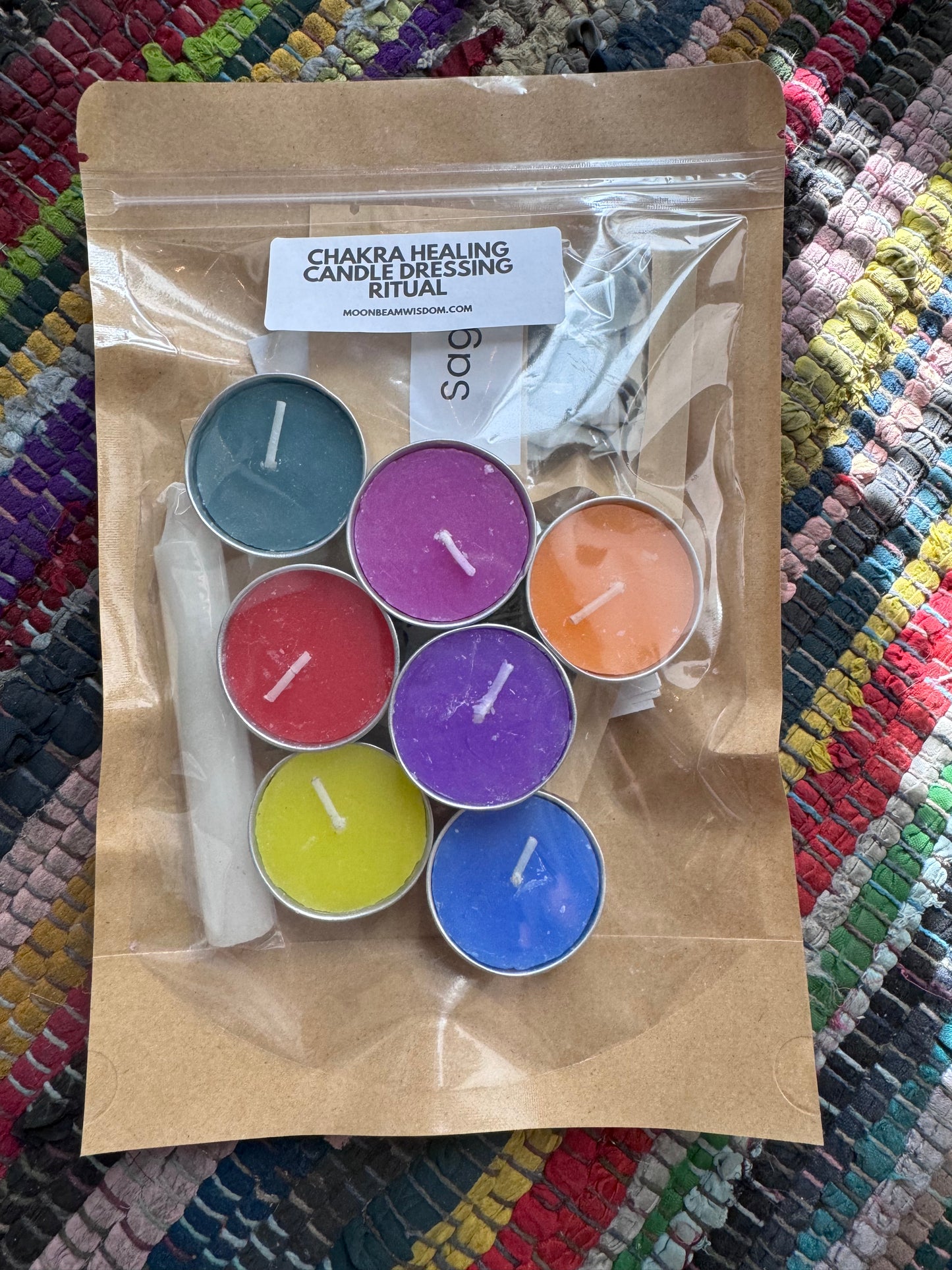 Chakra Candle Dressing Ritual Kit