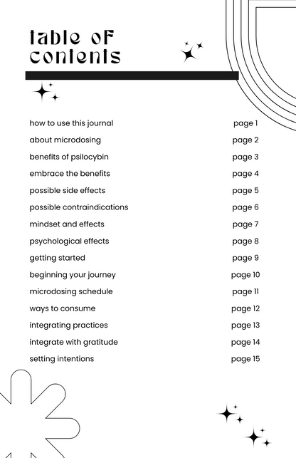 Mindful Microdosing Journal