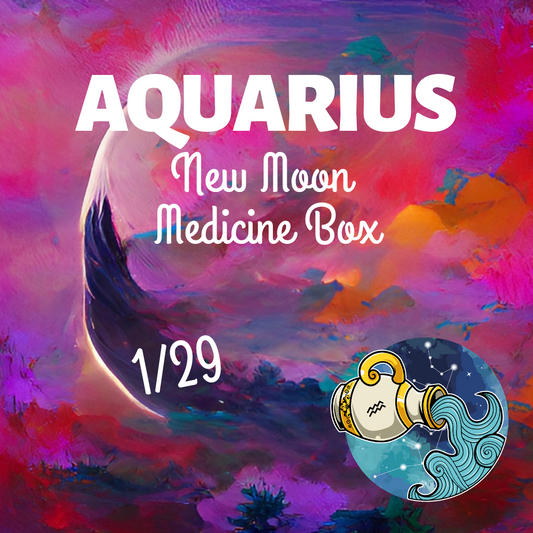 Moon Medicine Box - Aquarius New Moon