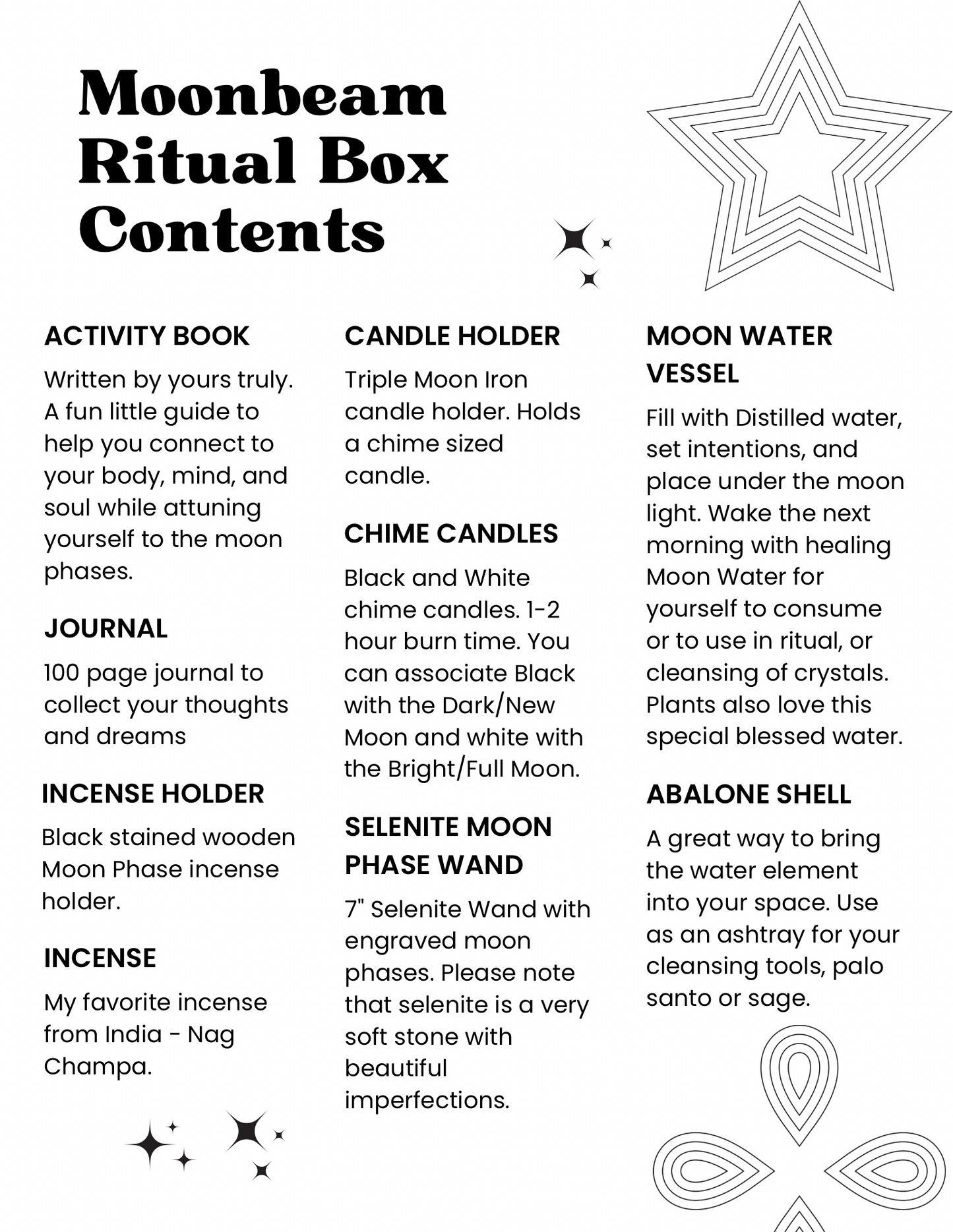 Moonbeam Ritual Box
